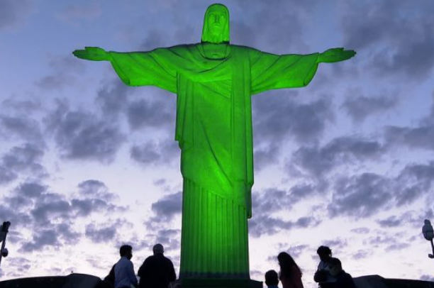 Cristo Redentor será iluminado de verde, em homenagem ao Dia Internacional da Proteção de Dados