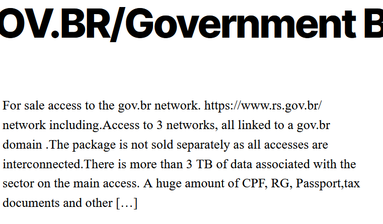 rs.gov.br é a nova vítima do ransomware everest